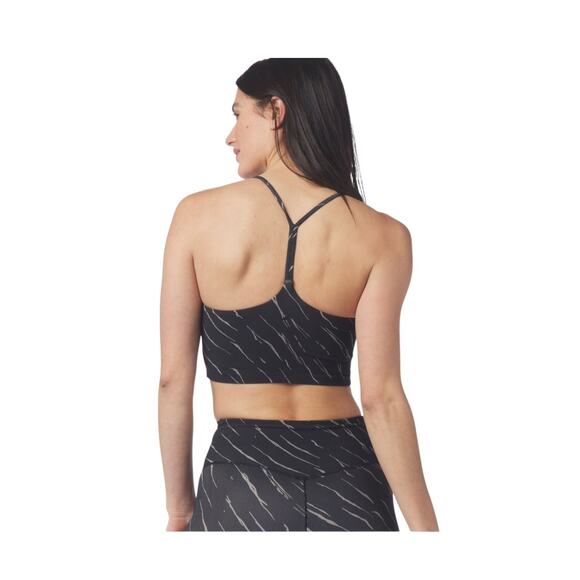 Glyder Black Streaking Tiger Pure Bra Sports Light Impact Cami, Plus Size 3X - Picture 2 of 10